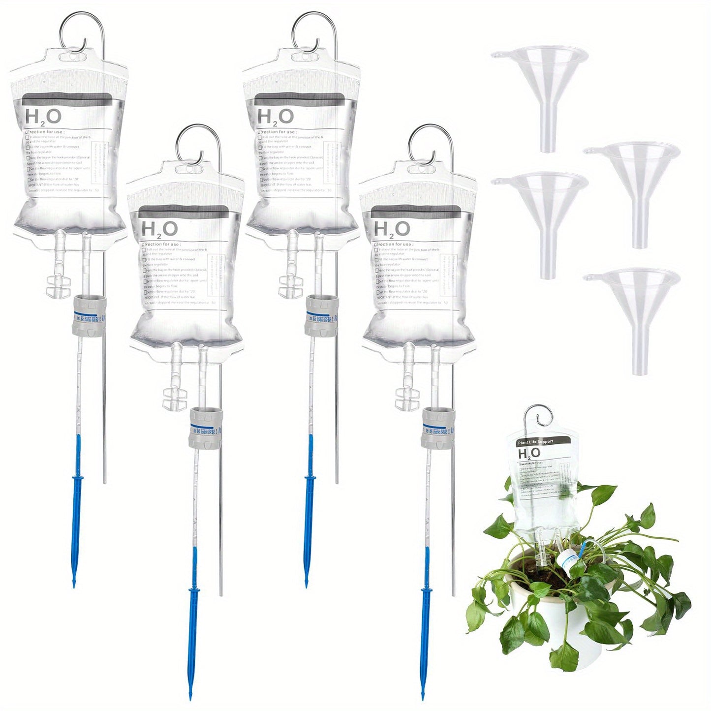 Give your plants the fluids they need with this funky IV drip system